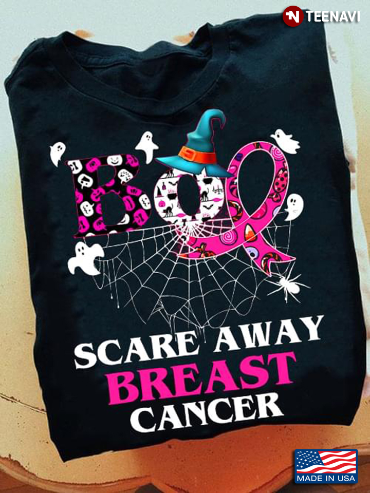 Boo Scare Away Breast Cancer for Halloween