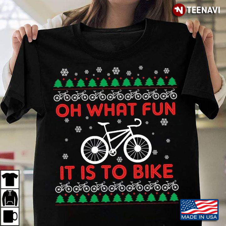 Oh What Fun It Is To Bike Ugly Christmas for Christmas