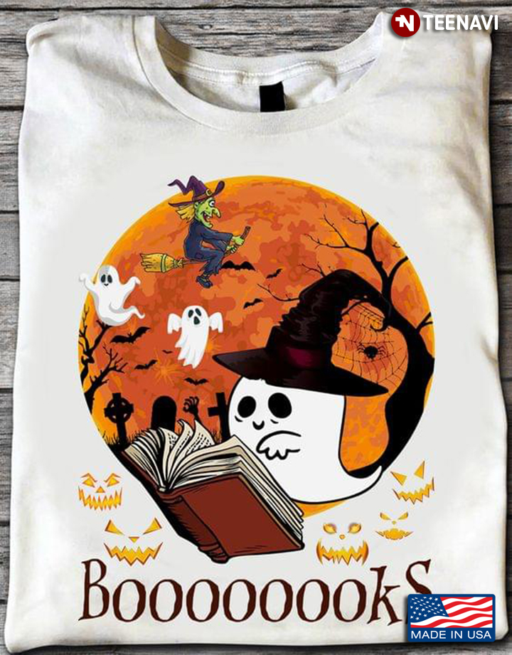 Boooooooks Boo Witch Reading Book for Halloween