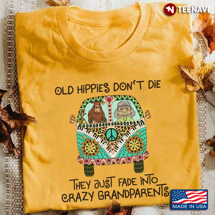 Old Hippies Don't Die They Just Fade Into Crazy Grandparents Hippie Van