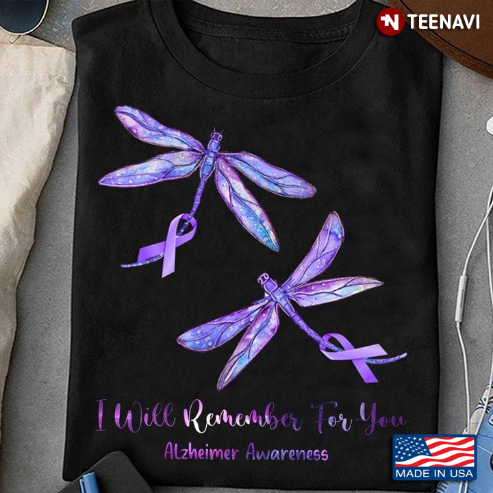 Dragonflies With Ribbons I Will Remember For You Alzheimer Awareness