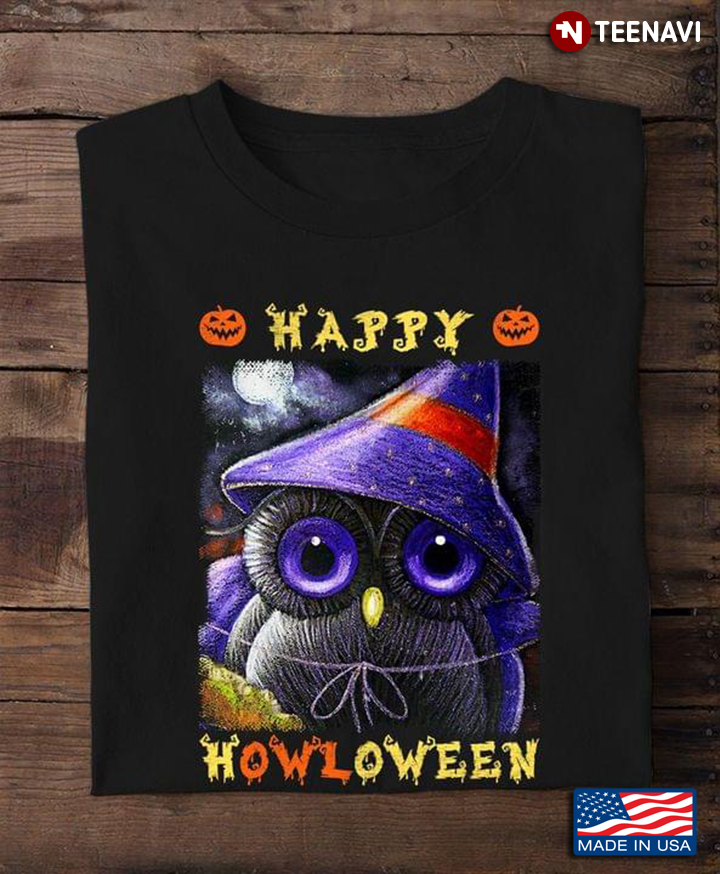 Happy Howloween Funny Owl for Halloween