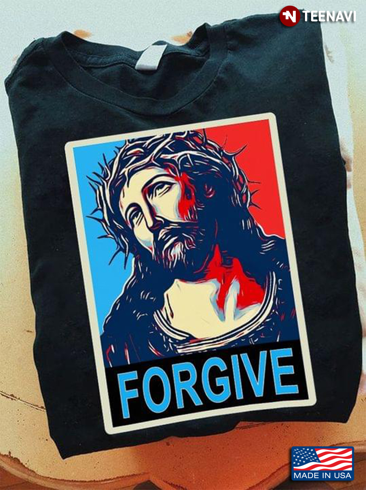 Jesus Forgive Cool Design for Christian