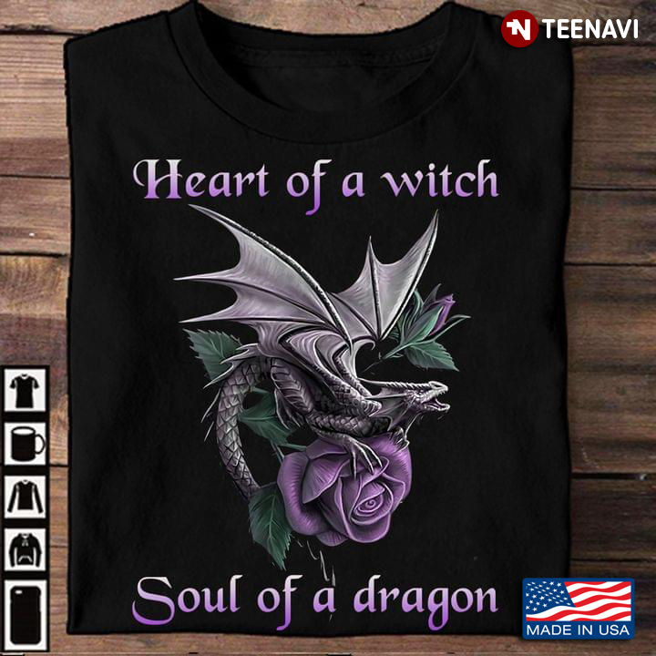Dragon And Rose Heart Of A Witch Soul Of A Dragon