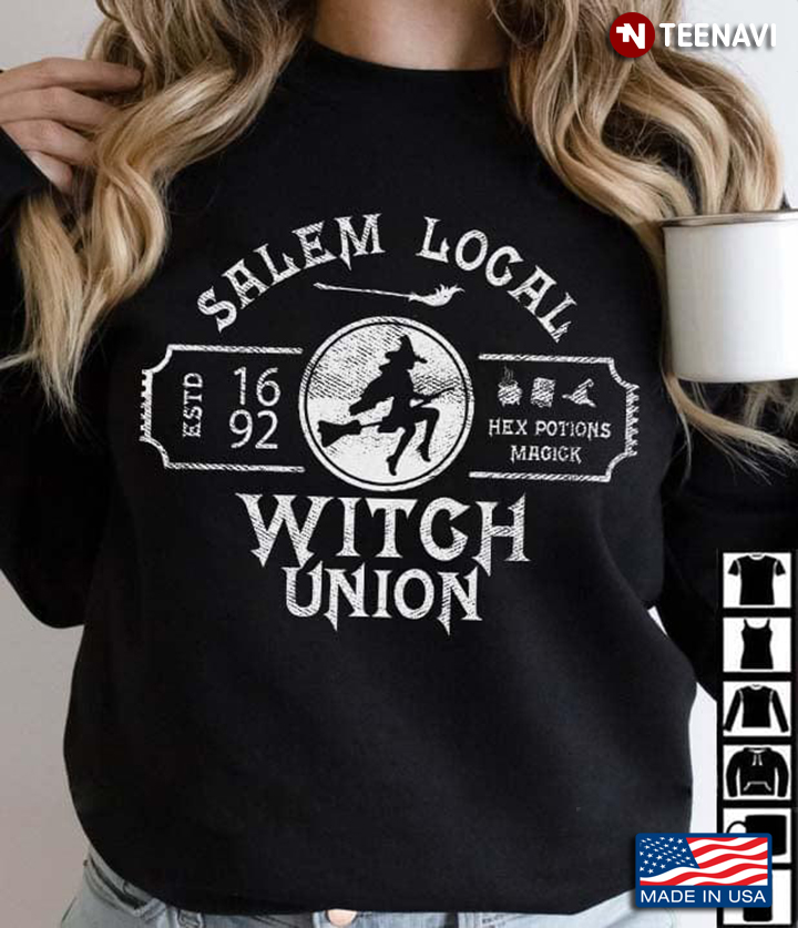 Salem Local Estd 1952 Hex Potions Magick Witch Union for Halloween