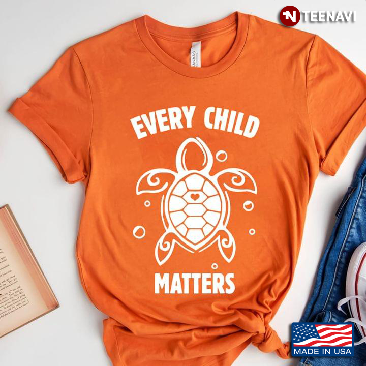 Turtle Every Child Matters Orange Shirt Day Indigenous