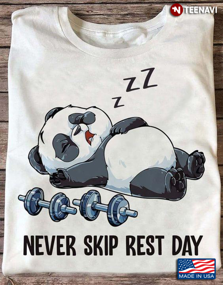 Never Skip Rest Day Panda Is Sleeping