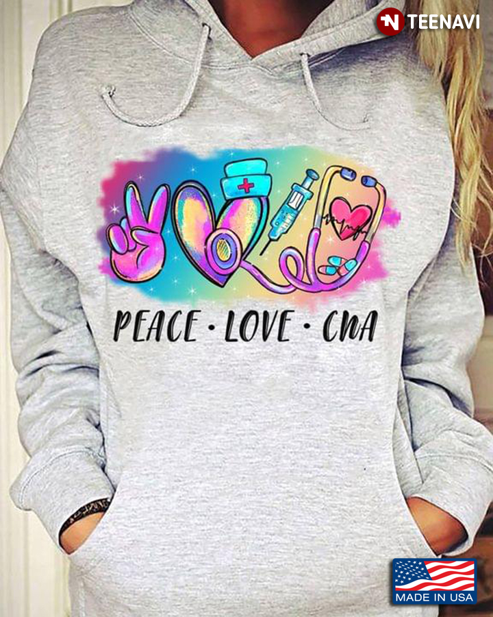 Peace Love CNA Cool Design
