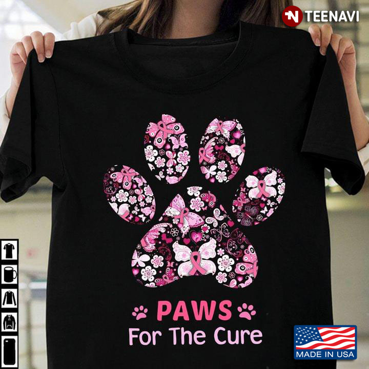 Paws For The Cure Breast Cancer Awareness Dog Paws