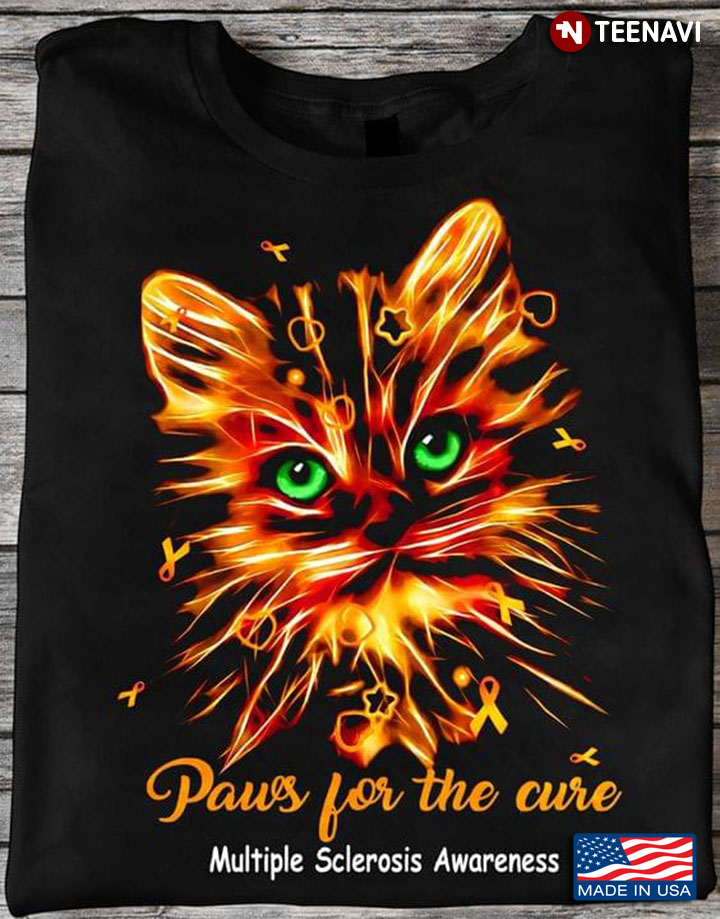 Cat Paws For The Cure Multiple Sclerosis Awareness