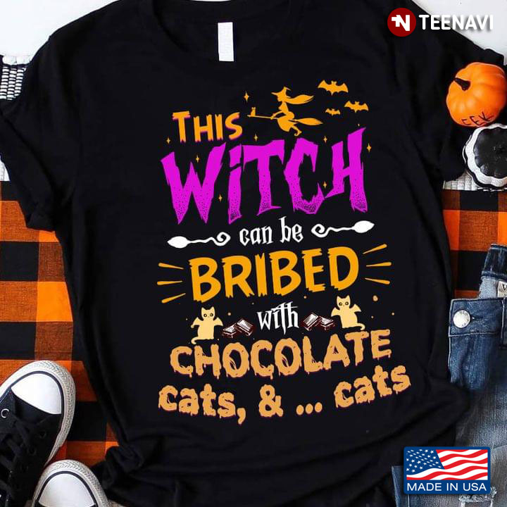 This Witch Can Be Brided With Chocolate Cats And Cats for Halloween