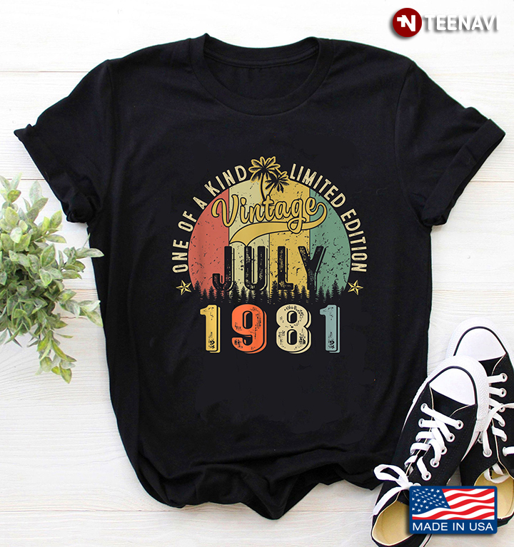 Vintage One Of A Kind Limited Edition July 1981