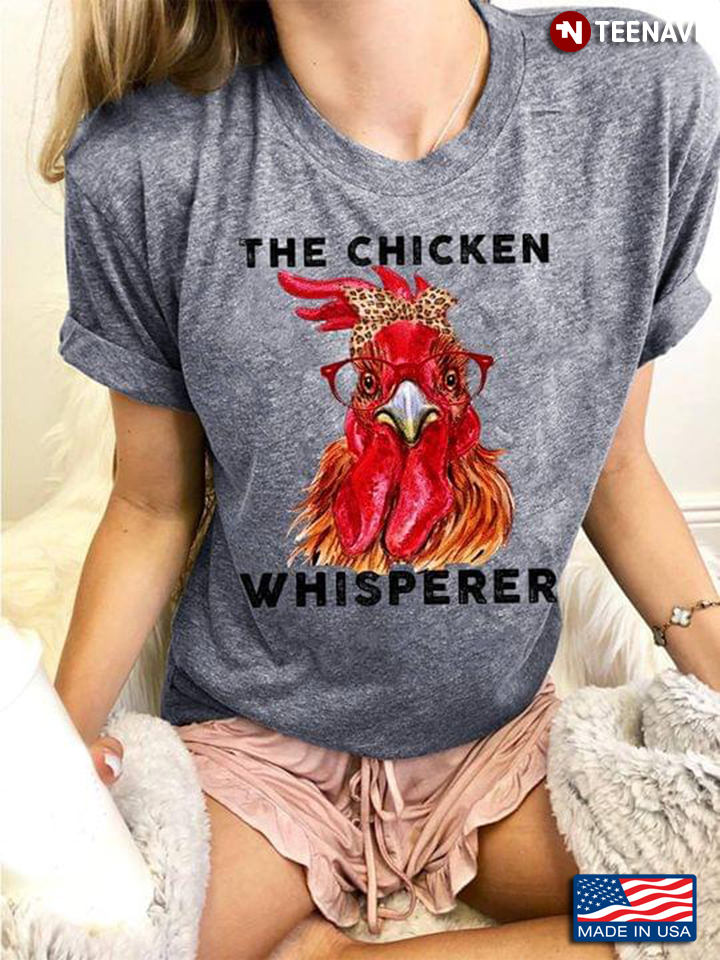 The Chicken Whispered Rooster With Bandana Leopard for Chicken Lover