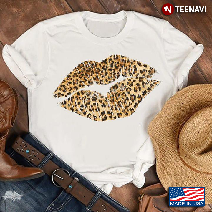 Lips Leopard Funny Design for Woman