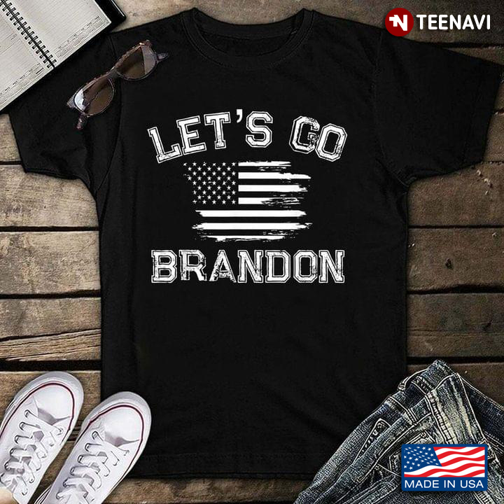 Let's Go Brandon American Flag FJB Anti Biden