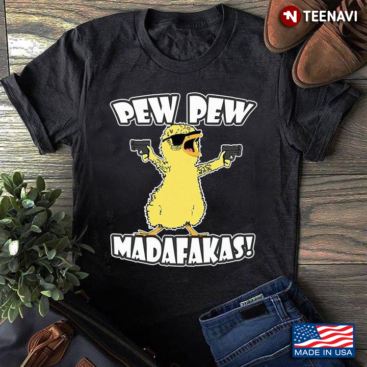 Mafia Duck With Guns Pew Pew Madafakas