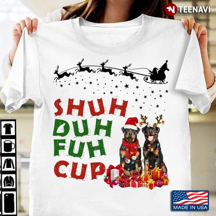 Shuh Duh Fuh Cup Rottweilers for Christmas