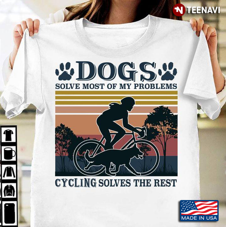 Vintage Dogs Solve Most Of My Problems Cycling Solves The Rest