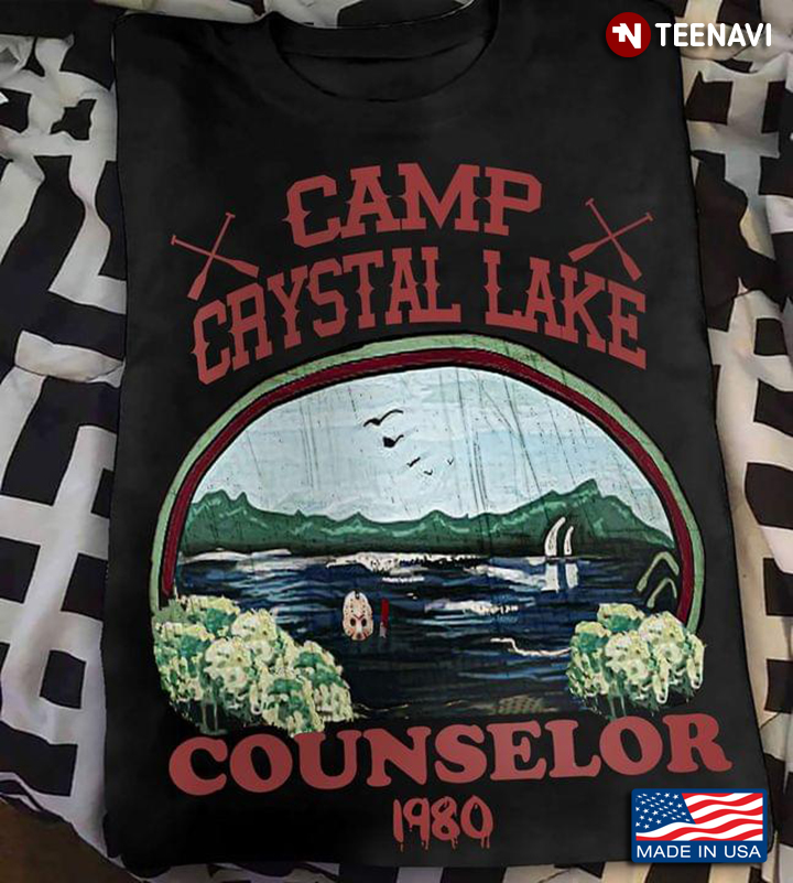 Camp Crystal Lake Counselor 1980 Jason Voorhees Horror Movie for Halloween