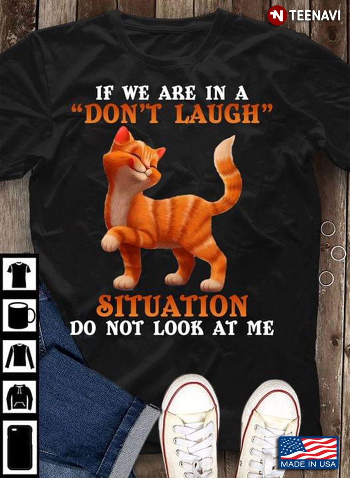 Funny Cat If We Are In A Don't Laugh Situation Do Not Look At Me