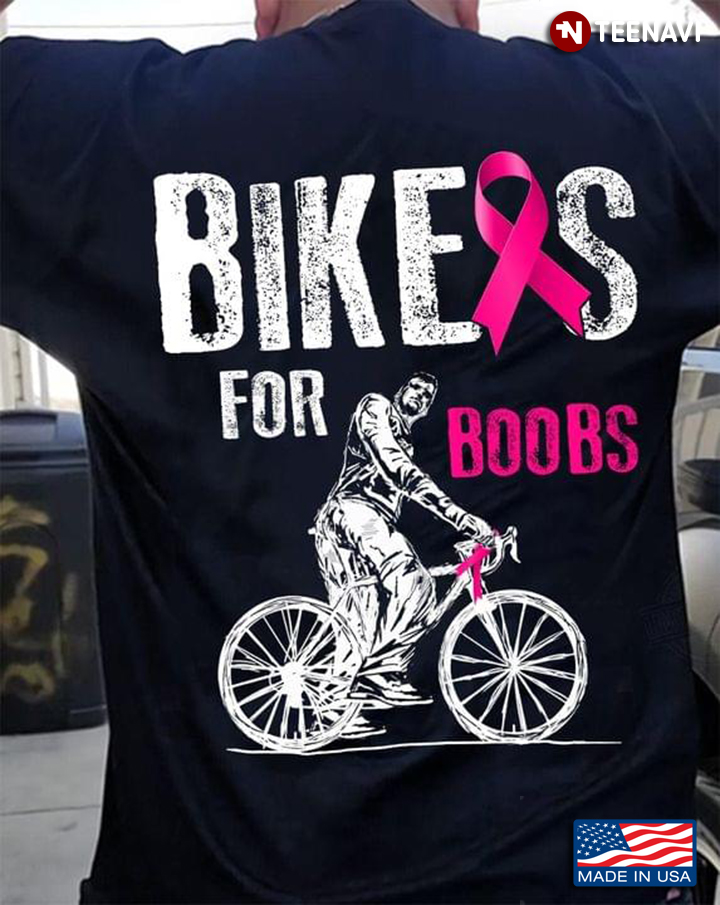 Bikers For Boobs Breast Cancer Awareness Riding Bike