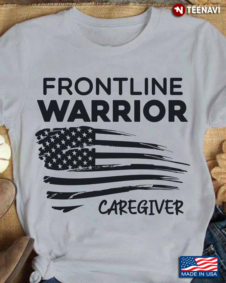 Frontline Warrior Caregiver American Flag
