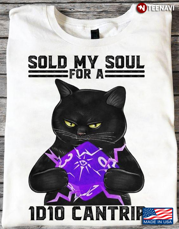 Black Cat Sold My Soul For A 1D10 Cantrip Dungeons & Dragons