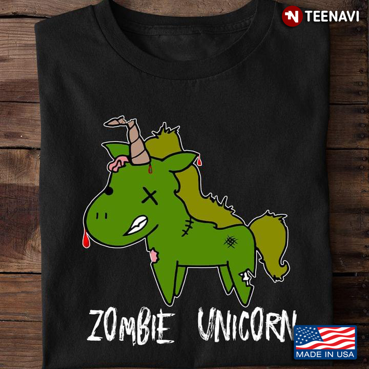 Zombie Unicorn Funny Design for Halloween