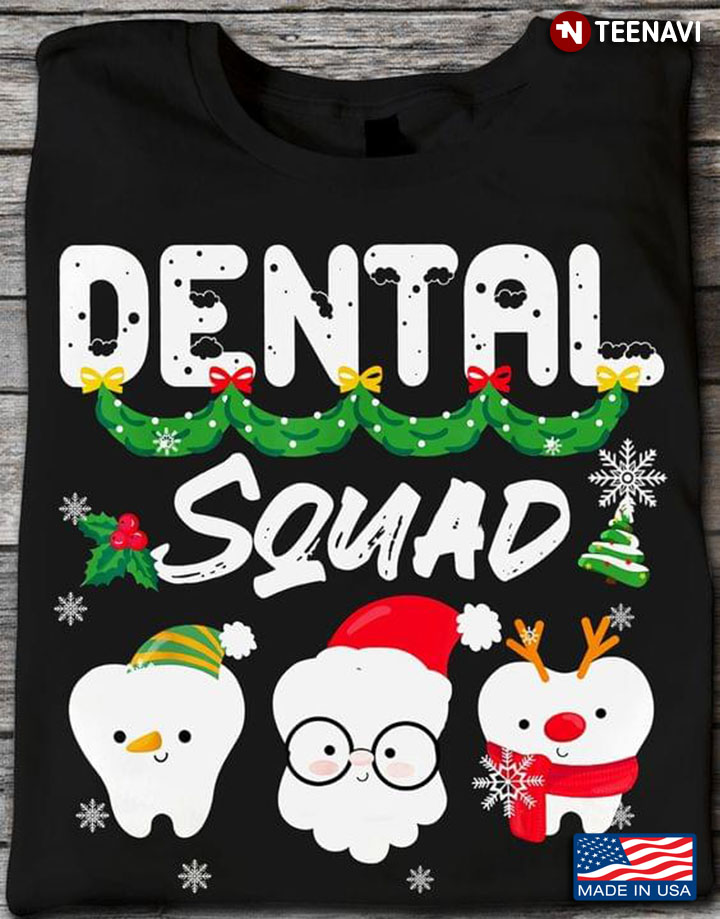 Dental Squad Funny Teeth Gifts for Dentist for Christmas