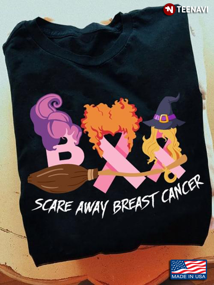 Breast Cancer Awareness Boo Scare Away Hocus Pocus