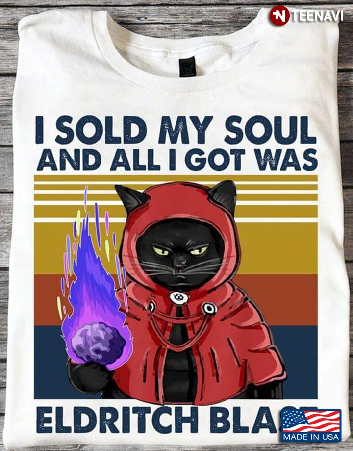 Black Cat I Sold My Soul And All I Got Was Eldritch Blast Vintage
