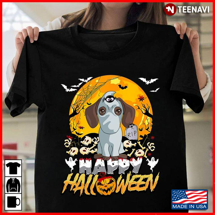 Dachshund Happy Halloweiner Funny Boo Dogs Halloween Costume