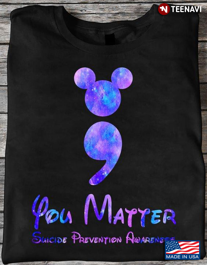 Mickey Mouse You Matter Suicide Prevention Awareness Hologram Version