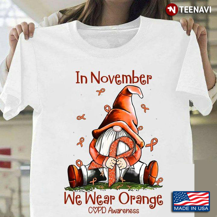 In November We Wear Orange Copd Awareness