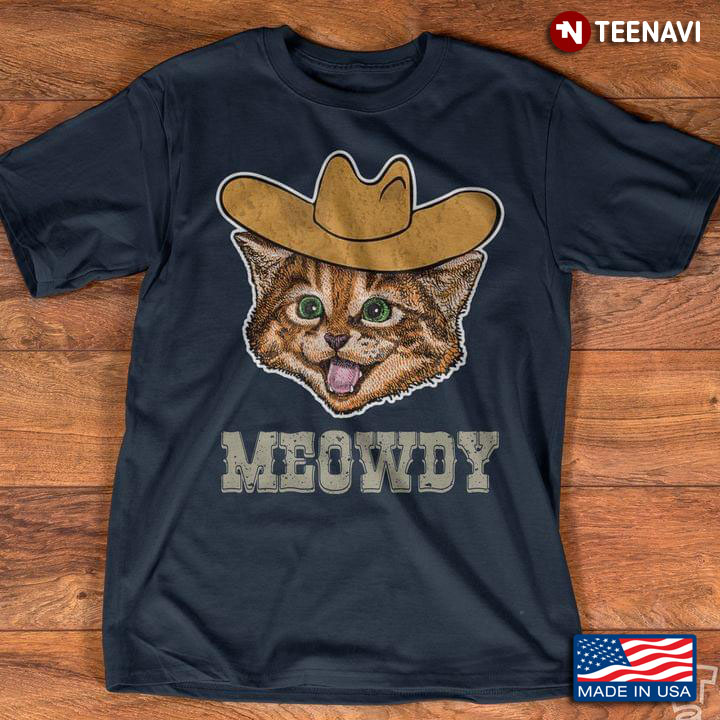 Meowdy Partner Funny Southern Cat