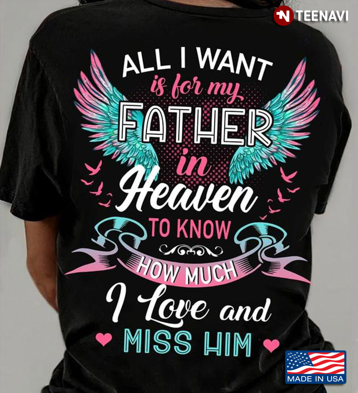All I Want Is For My Father In Heaven To Know How Much I Love And Miss Him Father’s Day