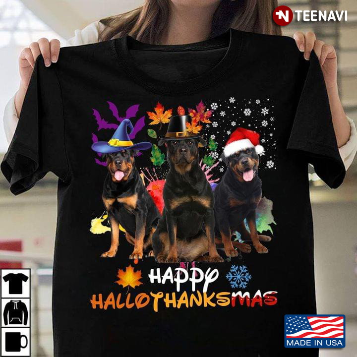 Rottweilers Halloween Merry Christmas Happy Hallothanksmas