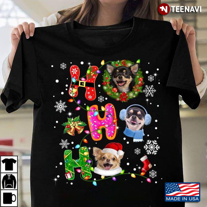 Ho Ho Ho Chihuahuas Merry Christmas