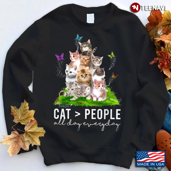 Pretty Cats Over People All Day Everyday Butterfly