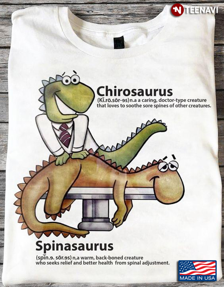 Funny Definition Dinosaur With Chirosaurus And Spinasaurus Doctor And Patient