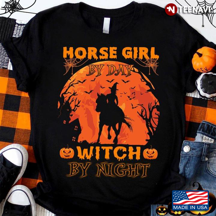 Horse Girl By Day Witch By Night Halloween