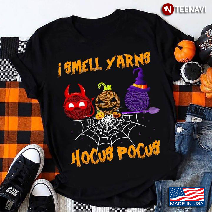 I Smell Yarns Hocus Pocus Witches Halloween