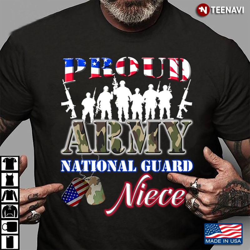 Camo Army Proud Army National Guard Niece U.S. Military Gift