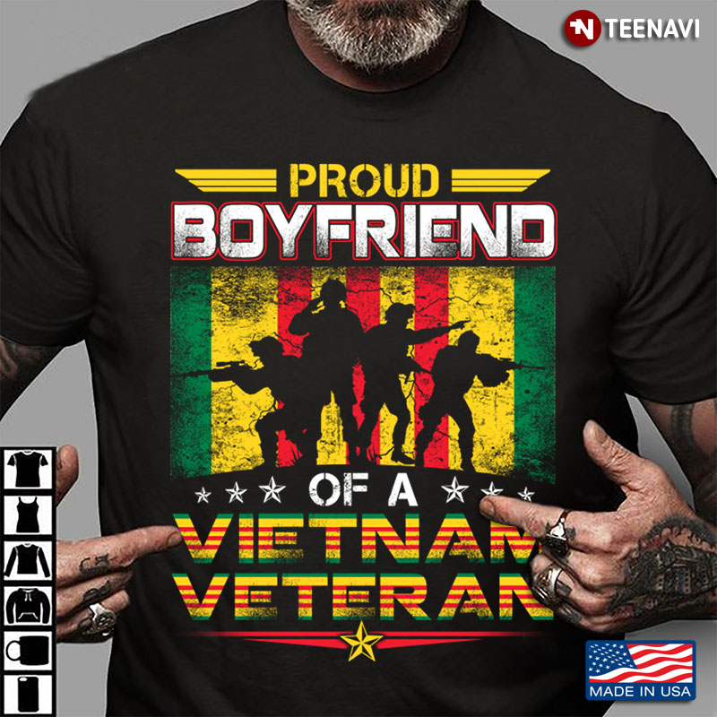 Proud Boyfriend Of A Vietnam Veteran Flag
