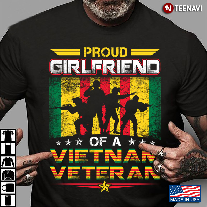 Flag Of Vietnam Proud Girlfriend Of A Vietnam Veteran Flag