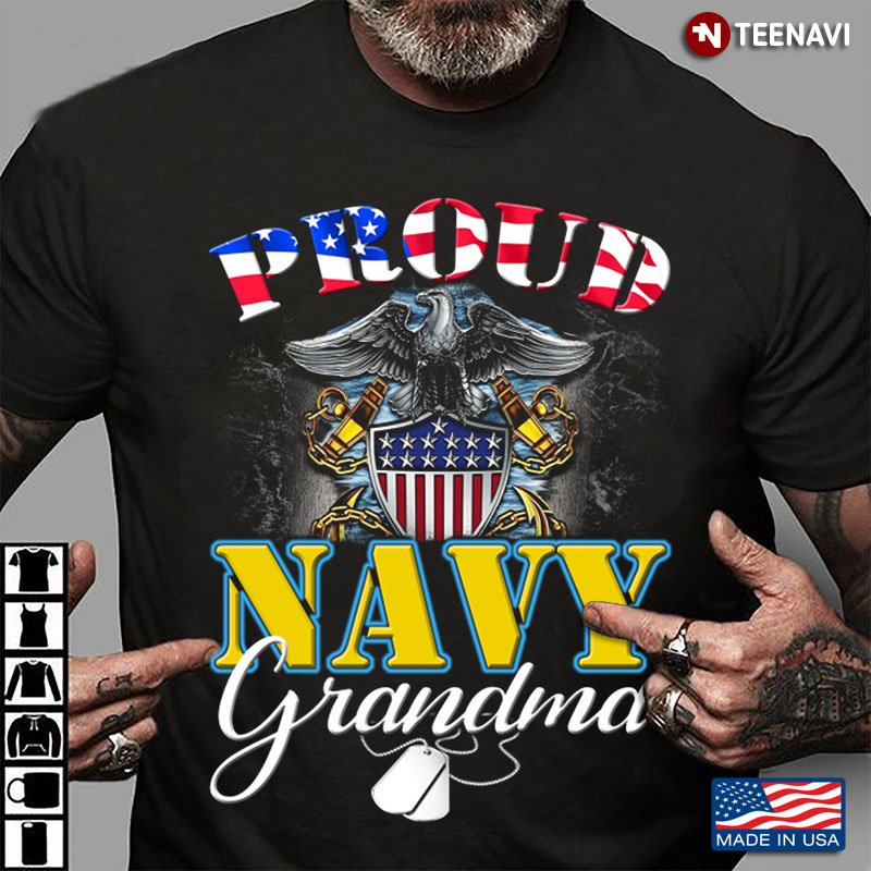 Proud Navy Grandma For Grandmothers Of Sailors