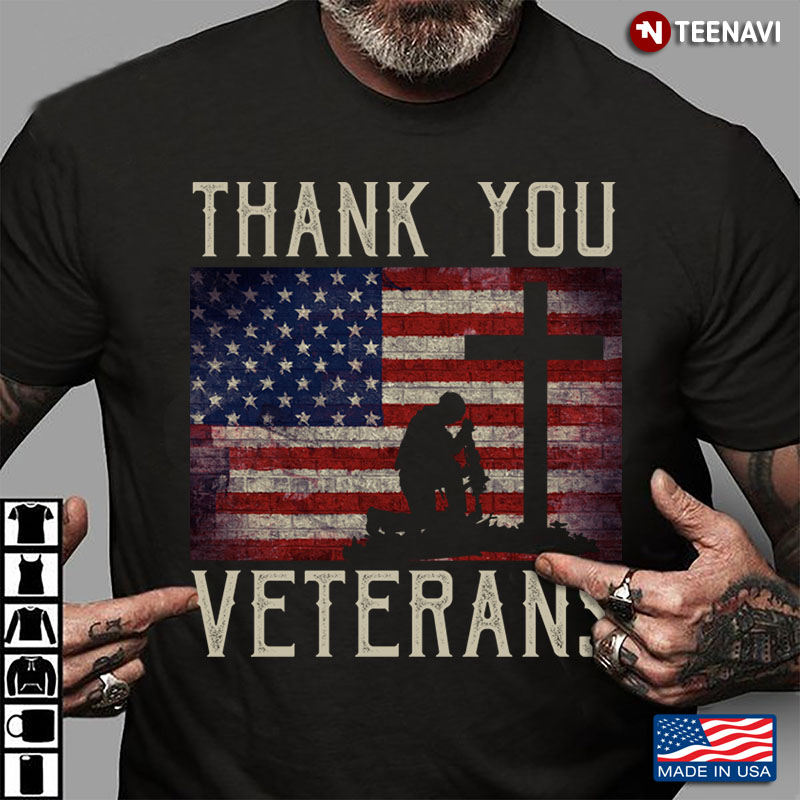 Thank You Veterans American Flag Patriotic
