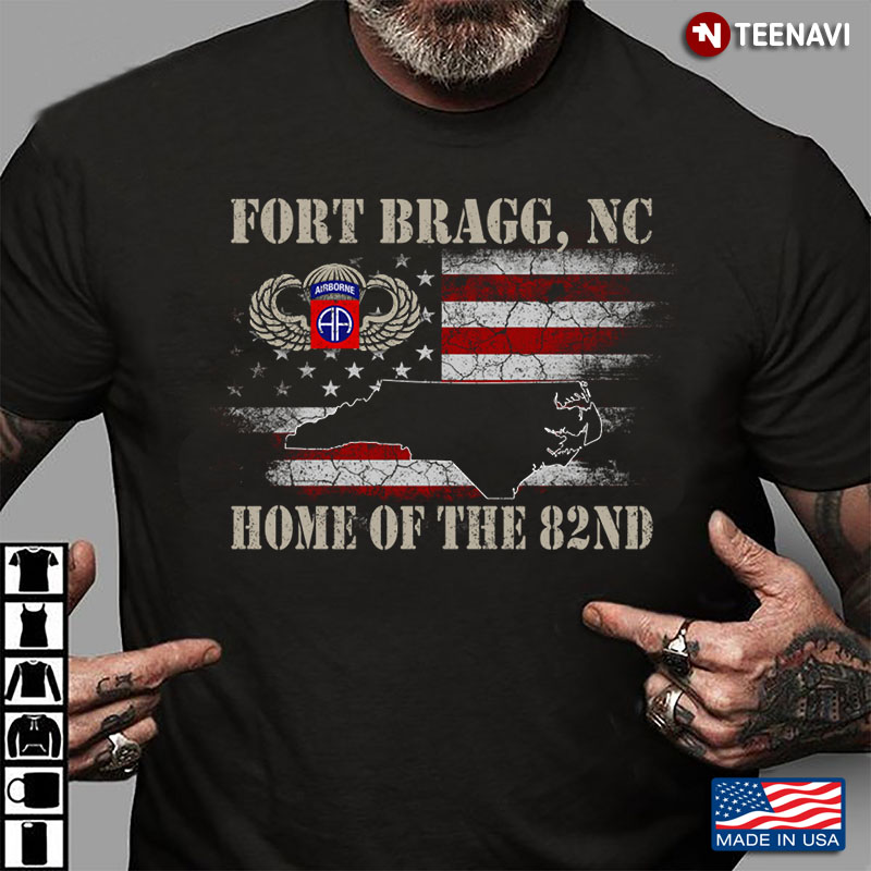 Fort Bragg Military Base-Army NC Home Of The 82Nd American Flag