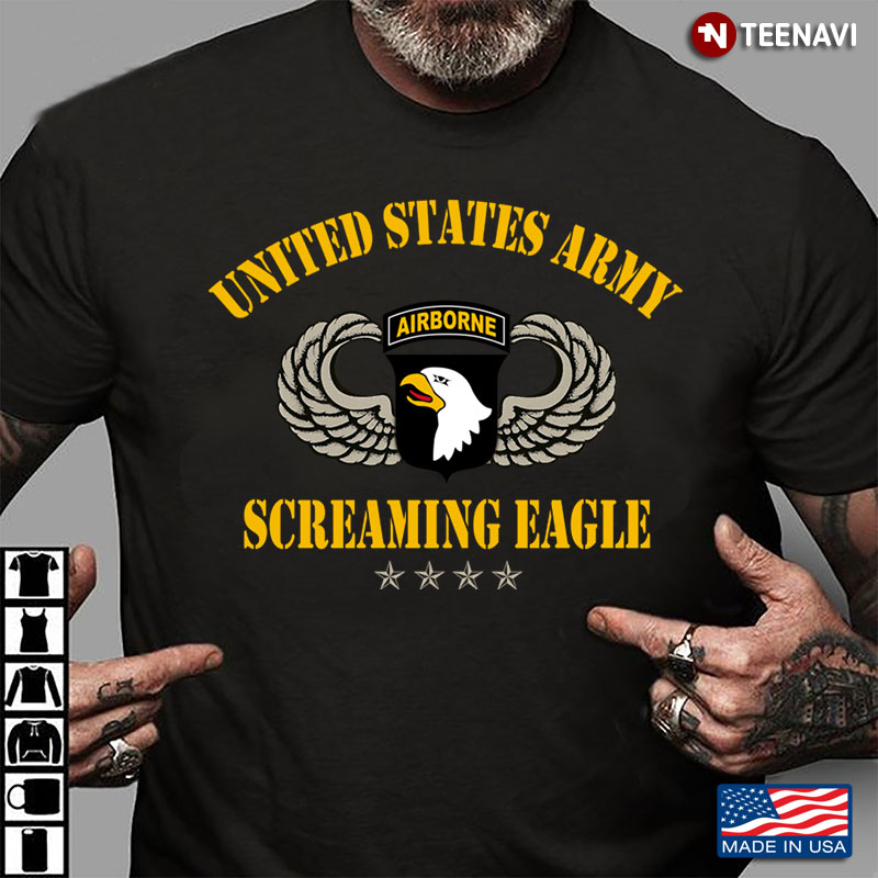 U.S Army Bald Eagle Mascot 101St Airborne Screaming Eagle Veterans Day