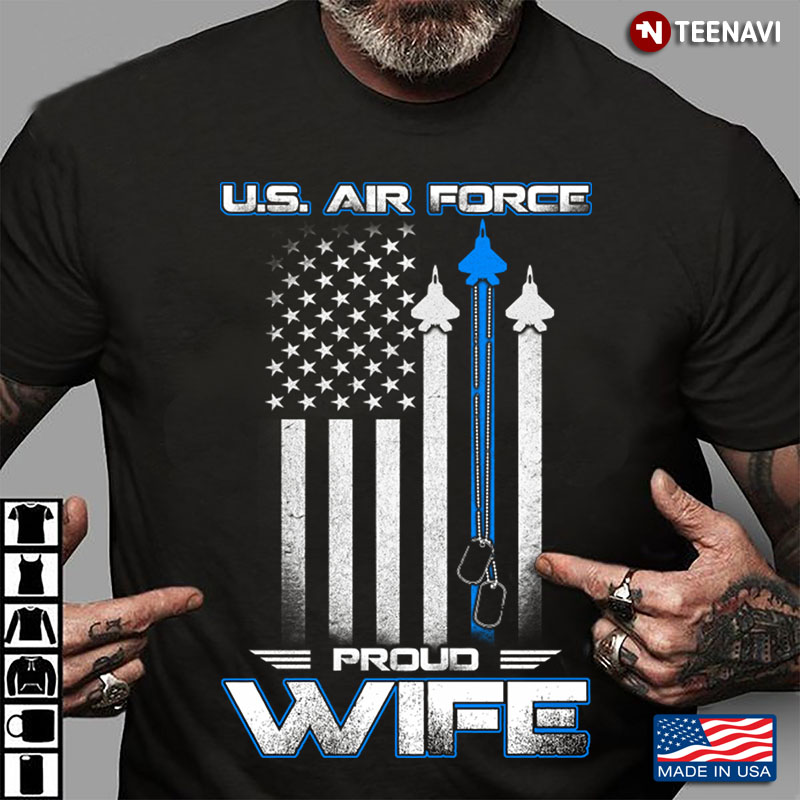 U.S. Air Force Proud Wife American Flag